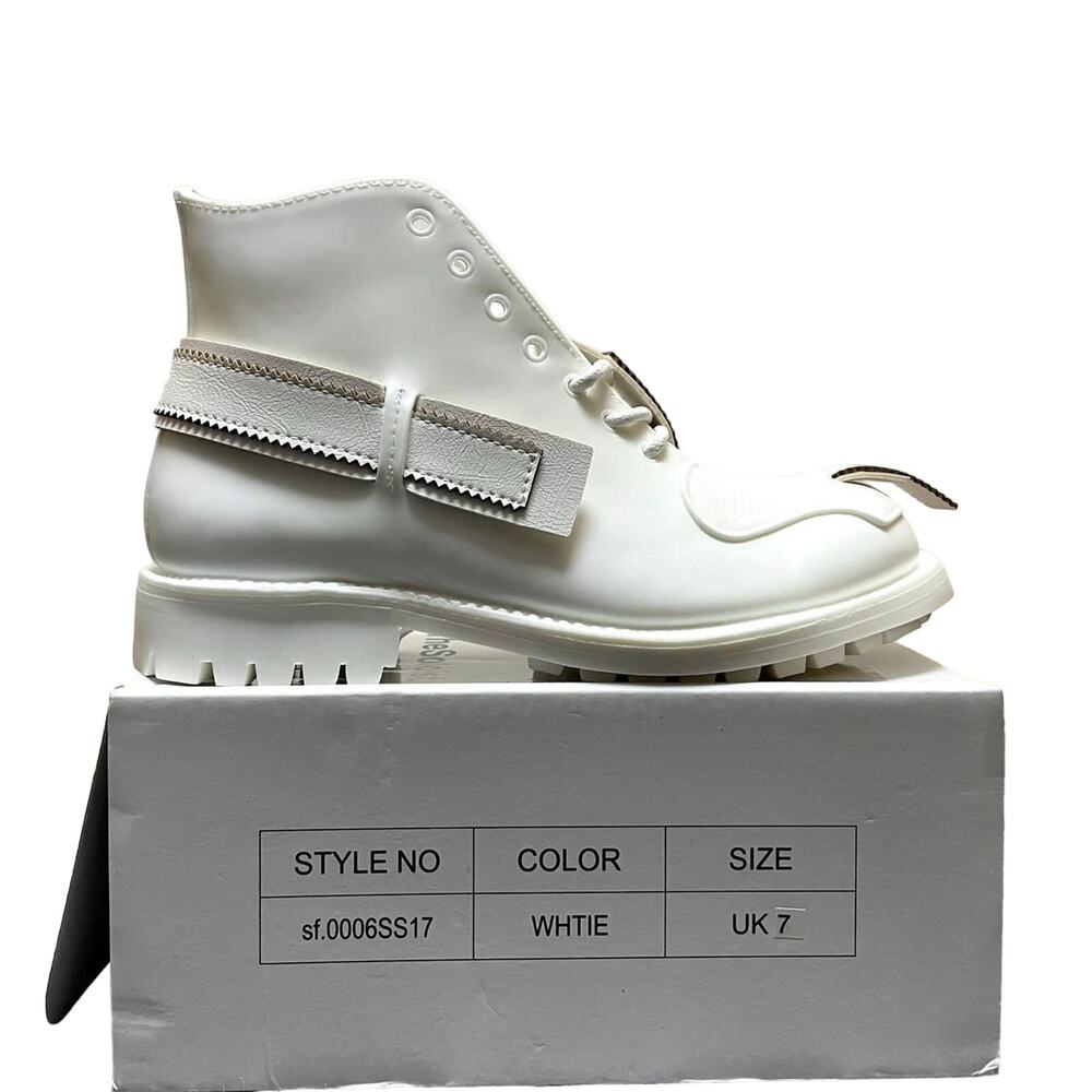 TAKAHIROMIYASHITATheSoloIst. JOHN MOORE rubber combat boots Size 8 US